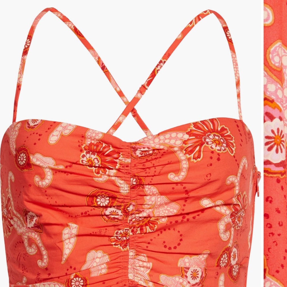 A.L.C Arit floral crop top